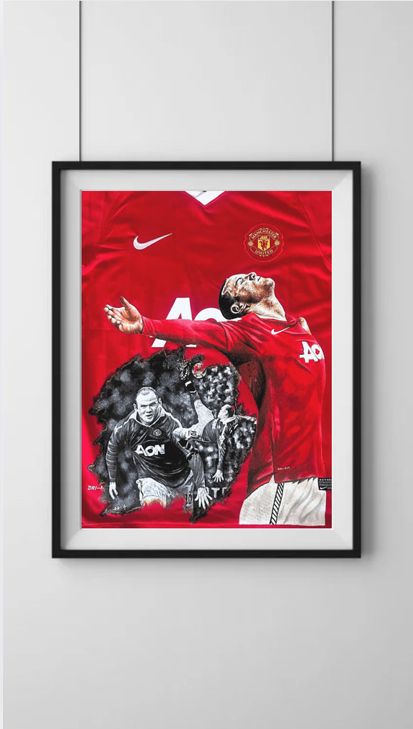 Wayne Rooney “Burning” Poster