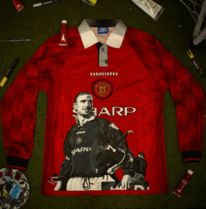 Eric Cantona Original Hand Painted Shirt