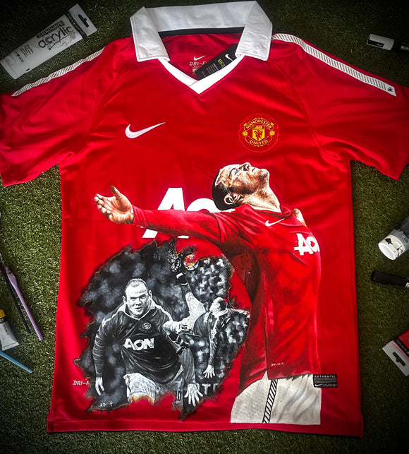 Wayne Rooney “Burning” Original Painting