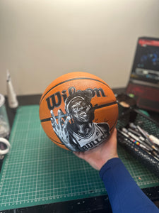 Michael Jordan Hand Painted basketball