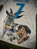 Cristiano Ronaldo Original Hand painted 5Champions League Shirt