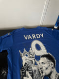 Jamie Vardy Hand Painted / Framed / Signed Shirt