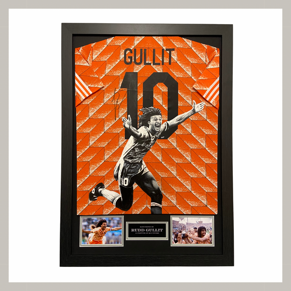 Ruud Gullit Signed Original Painting