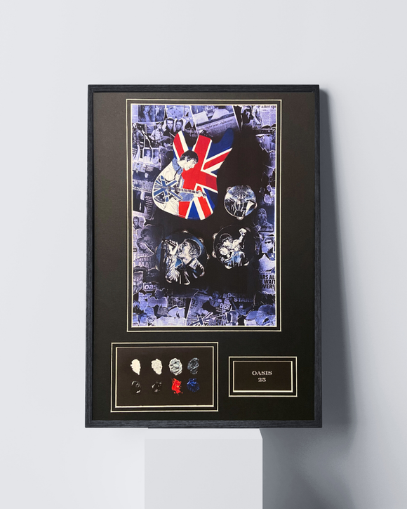 Oasis Framed Print With Colour Palette