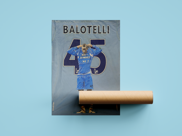 Balotelli Original Print