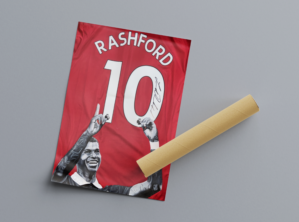 Marcus Rashford Original Print – RJCustoms27