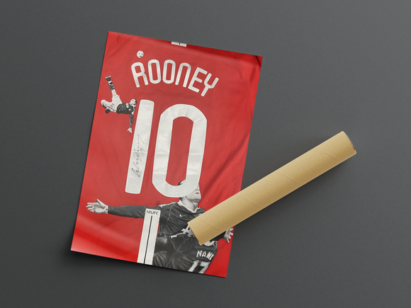 Wayne Rooney Original Print