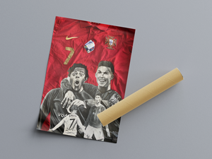 IShowSpeed & Cristiano Ronaldo Original Print – RJamesCustoms27