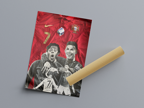 IShowSpeed & Cristiano Ronaldo Original Print
